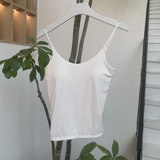 【抖音专属】冰丝吊带美背（9143-白色） 商品图0