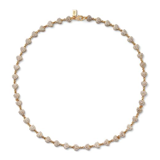 北京仓｜CRYSTAL HAZE-Habibti-金色 锆石 爱心 项链［挪威设计师］ 商品图1