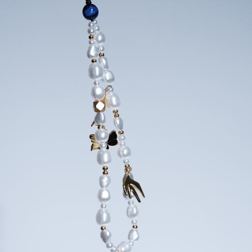 鎏光航迹珍珠手机链 商品图4