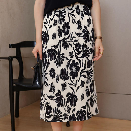 【不退不换】印花皱半裙（743） 商品图4