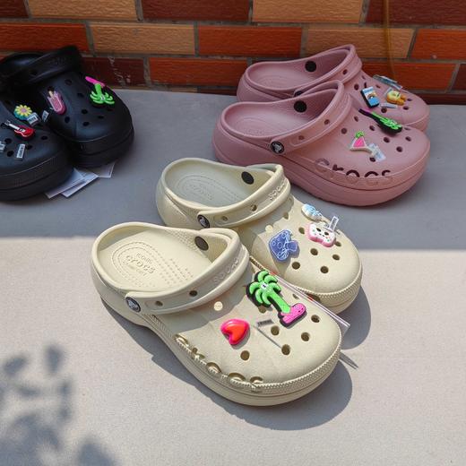 卡骆驰云彩洞洞鞋，数量少，料子软，鞋花随机 商品图2