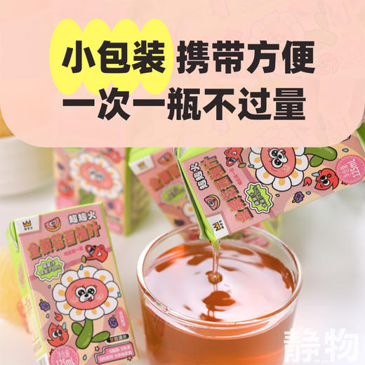 有趣的小果汁：西梅的葡萄汁、小炖梨、蓝莓苹果、金银花西柚、胡萝卜苹果【Y】 商品图2