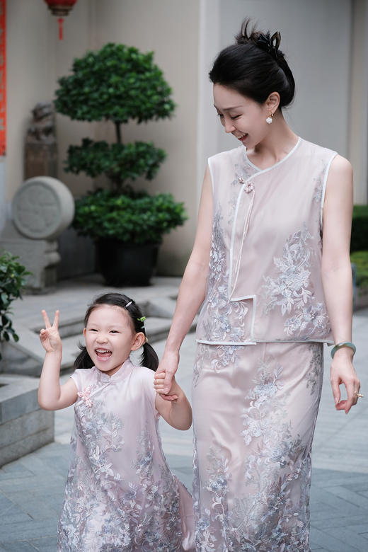 盛唐牡丹| Kids 意大利进口蕾丝旗袍裙(儿童) 商品图8