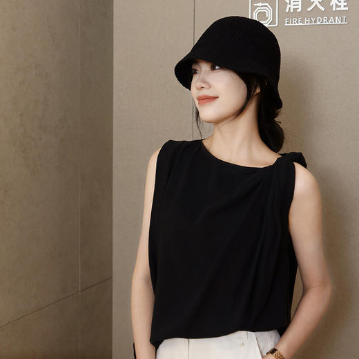 良木礼亚麻扭结背心（X7302） 商品图4