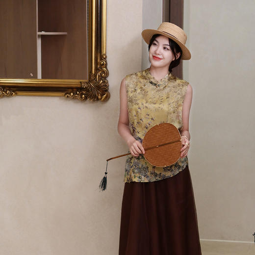 【预售7天】良木礼香云纱上衣（X7235） 商品图3