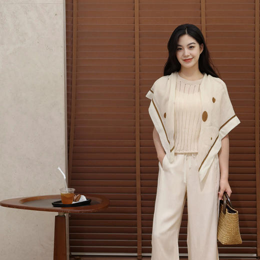 【现货】良木礼亚麻套衫（0521） 商品图3