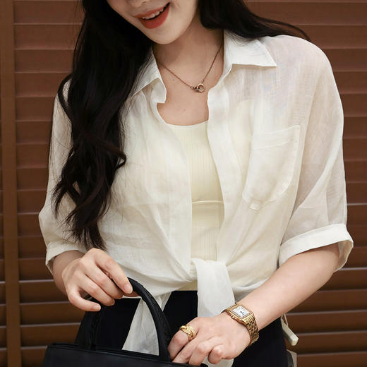 【预售7天】良木礼苎麻防晒衫（84708） 商品图0