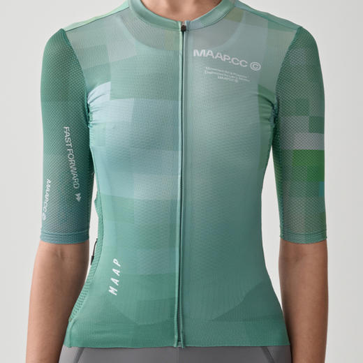 MAAP 女士 Blur Pro Air Jersey 3.0 疾青色 短袖骑行服 商品图1
