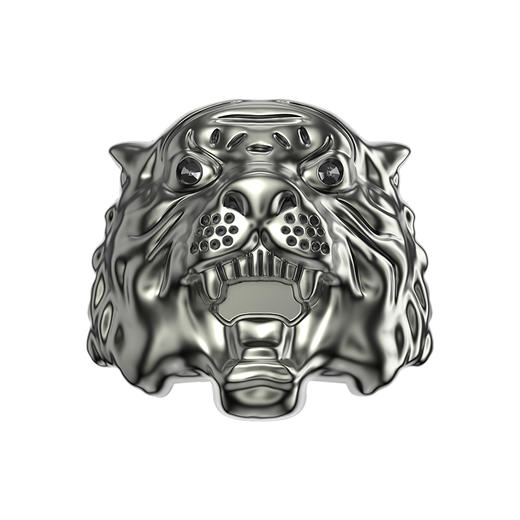 【POPGRIP泡泡骚】Enamel金属珐琅系列 老虎头 商品图0