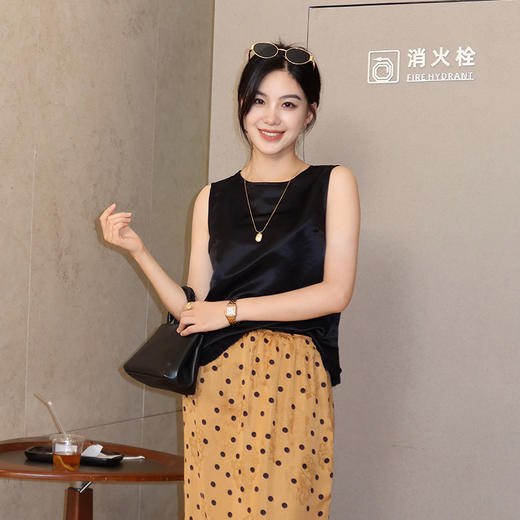 【预售7天】良木礼真丝丝毛背心（X7326） 商品图4