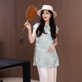 【预售7天】良木礼真丝上衣（X7240）