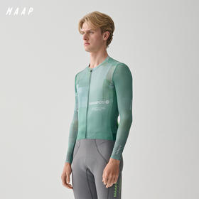 MAAP 男士 Blur Pro Air LS Jersey 3.0 疾青色 长袖骑行服