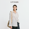 LIYIHAN李亦寒 2025秋新款通勤棉质条纹衬衫女设计感宽松长袖衬衣 商品缩略图2