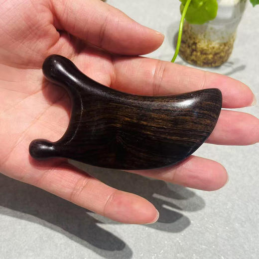 紫光檀两用刮痧板 商品图0