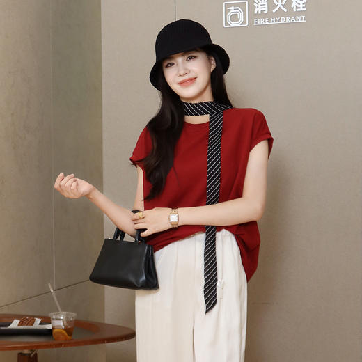 【不退不换】良木礼无袖上衣（X7364） 商品图5