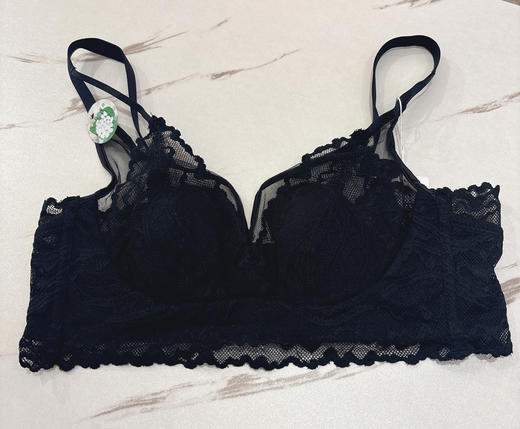 都市丽人B杯常规内衣无钢圈无排扣蕾丝文胸LB32AB 商品图0