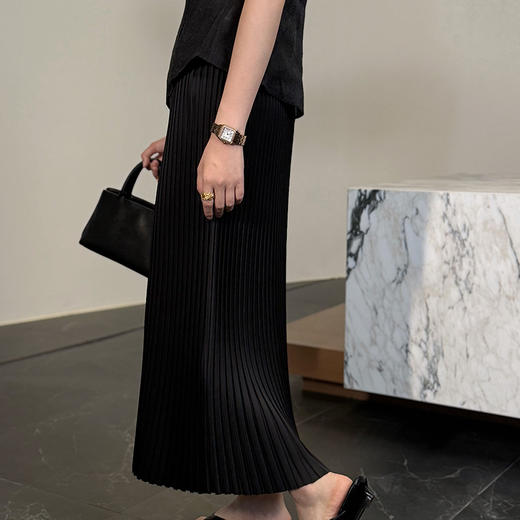 【不退不换】良木礼百褶半裙（X7241） 商品图4