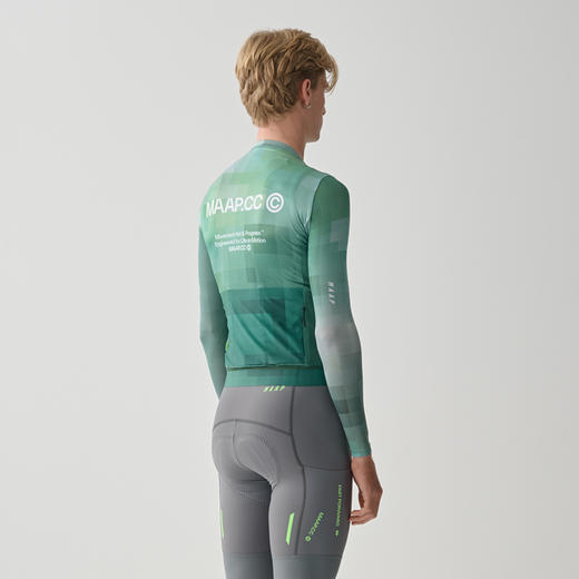 MAAP 男士 Blur Pro Air LS Jersey 3.0 疾青色 长袖骑行服 商品图1