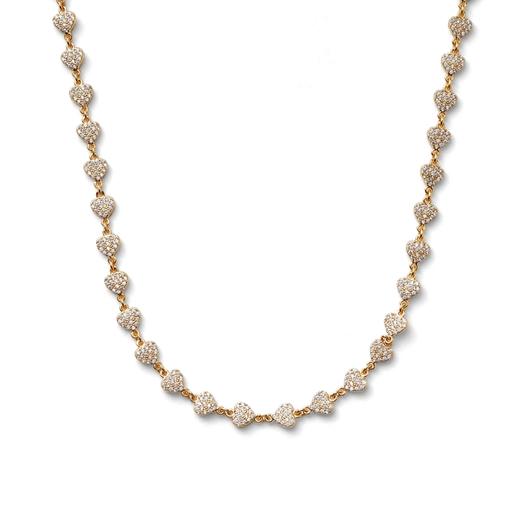 北京仓｜CRYSTAL HAZE-Habibti-金色 锆石 爱心 项链［挪威设计师］ 商品图2