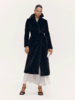 【泰迪拥抱】仿皮草翻领长款浴袍式大衣外套 商品缩略图2