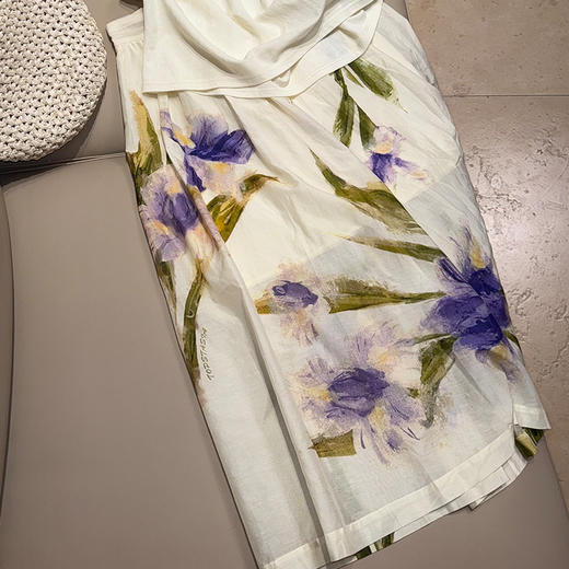 【预售7天】良木礼真丝印花半裙（X7346） 商品图3