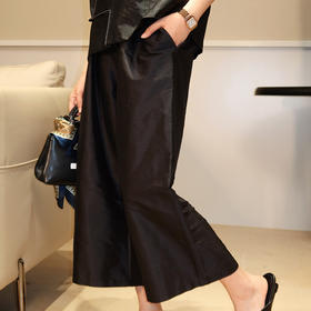 【不退不换】良木礼真丝阔腿裤（X7246）