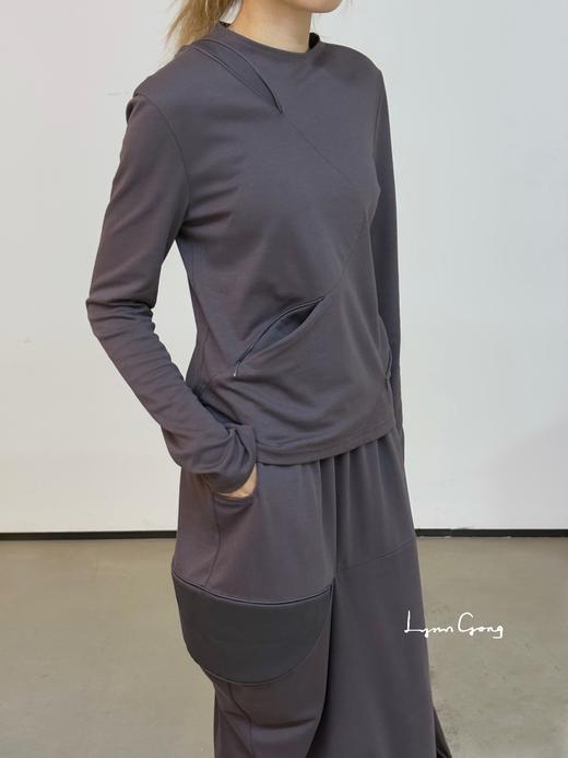 曲线拉链上衣 商品图0