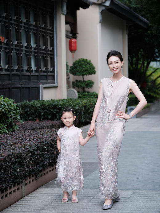 盛唐牡丹| Kids 意大利进口蕾丝旗袍裙(儿童) 商品图11