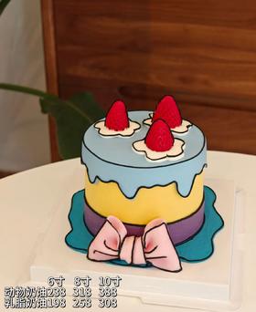 二次元漫画蛋糕