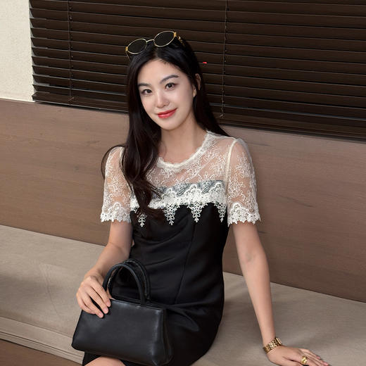 【不退不换、现货】良木礼蕾丝连衣裙（X7267） 商品图2