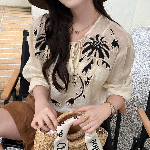 【卖完下架】良木礼苎麻衬衫（0011） 商品图2