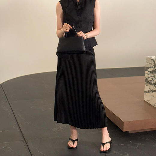 【不退不换】良木礼百褶半裙（X7241） 商品图8