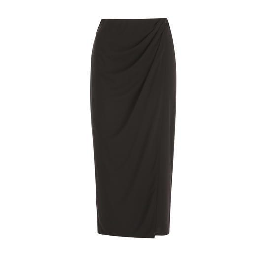 EITIE爱特爱夏季新款气质高级感提褶高腰包臀半身裙7806518 商品图5