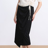 EITIE爱特爱夏季新款气质高级感提褶高腰包臀半身裙7806518 商品缩略图3
