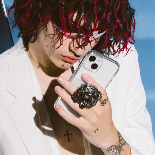 【POPGRIP泡泡骚】Enamel金属珐琅系列 老虎头 商品图3