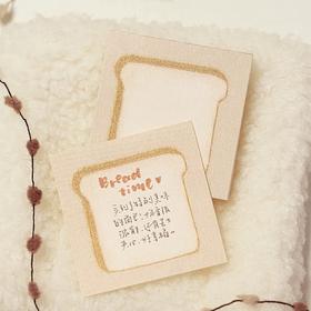 白日几何 兔绵绵系列迷你便签mini烘焙主题可爱兔子手帐素材