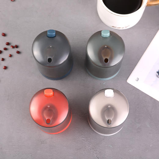 白色圆形牙签桶自动弹出家用北欧ins按压式高档餐厅牙签桶 商品图2