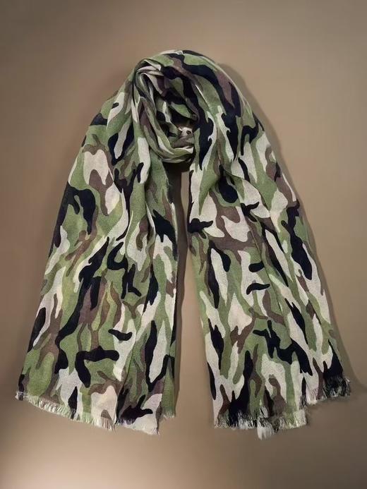 ｛特卖｝100%羊毛围巾花型七迷彩～喜出 商品图3