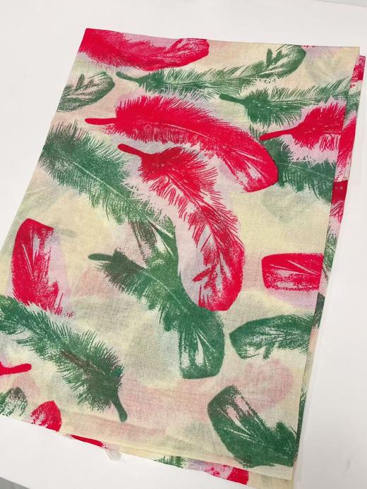 ｛特卖｝100%羊毛围巾花型二十八米底羽毛～喜出 商品图1