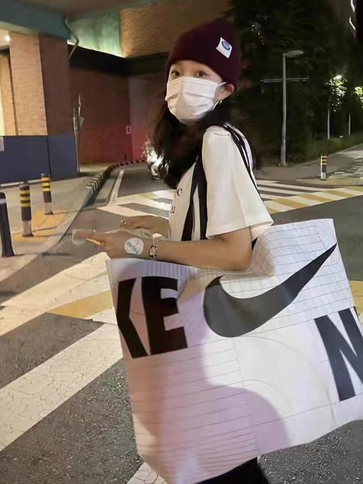 耐克出韩国🇰🇷限定代购新款环保购物袋时尚尼龙防水手提袋 商品图4