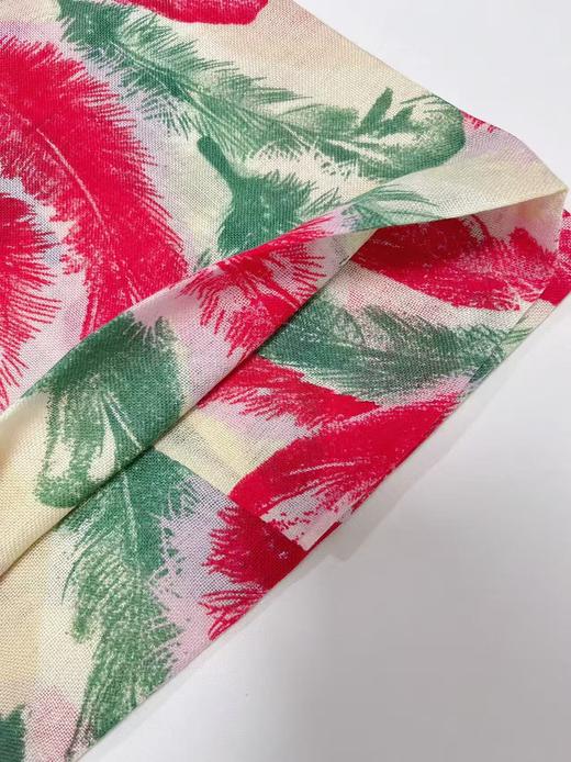 ｛特卖｝100%羊毛围巾花型二十八米底羽毛～喜出 商品图2