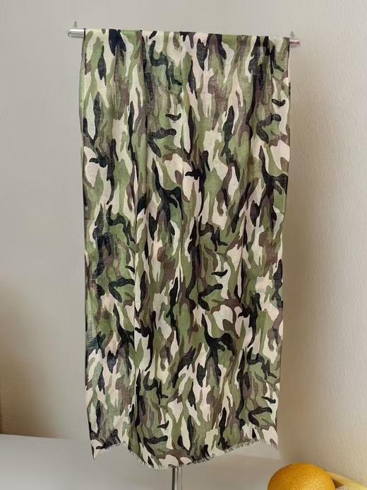 ｛特卖｝100%羊毛围巾花型七迷彩～喜出 商品图1