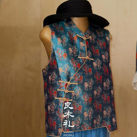 【预售7天】良木礼真丝马甲（X73102）