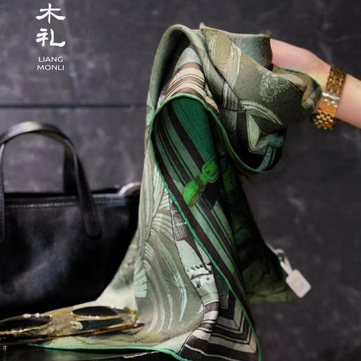 【不退不换】【现货】良木礼丝巾（1007） 商品图0