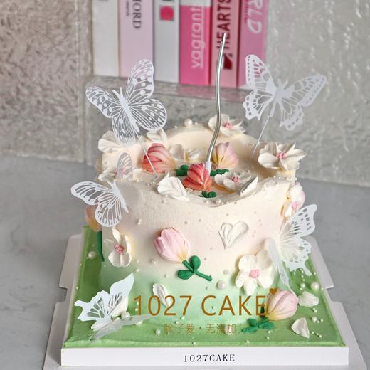 1027CAKE | 春日  郁金香蝴蝶蛋糕 商品图0