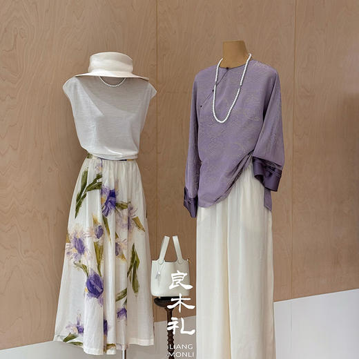 【预售7天】良木礼桑蚕丝衬衣（14zs232） 商品图1