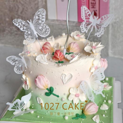1027CAKE | 春日  郁金香蝴蝶蛋糕 商品图1