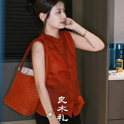 【预售7天，不退不换】良木礼牛皮编织包（11288） 商品图2