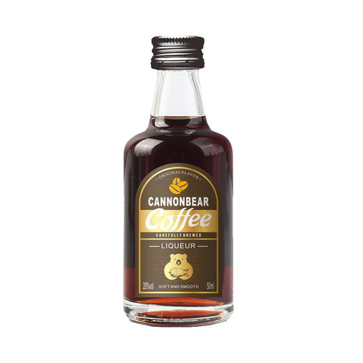 炮弹棕熊 咖啡力娇酒（配制酒）50ml/瓶 商品图0