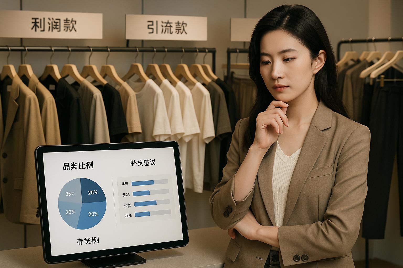 新手開服裝店如何組貨？科學(xué)搭配與高效補貨指南